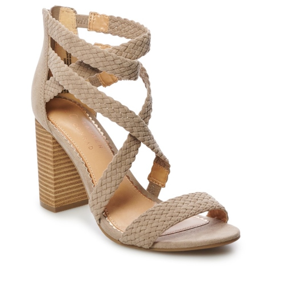 NWT. Lauren Conrad high heel sandals. Size 8.5